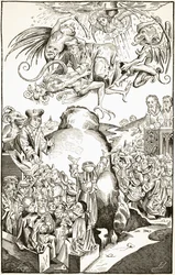 The Reign of Antichrist, after an Engraving in the 